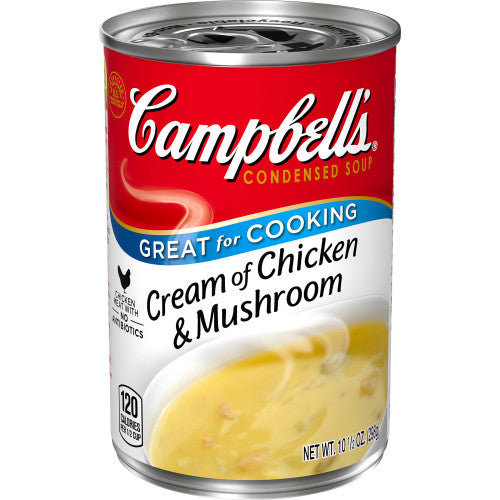 Campbell's Soup Cream Of Chicken & Mushroom Canned; 10.5 Ounces; 12 Per Case - High Mart Wholesale