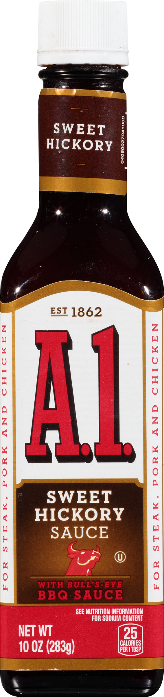 A.1. Sweet Hickory Smoked Steak Sauce Bottle; 10 Ounce; 12 Per Case - High Mart Wholesale