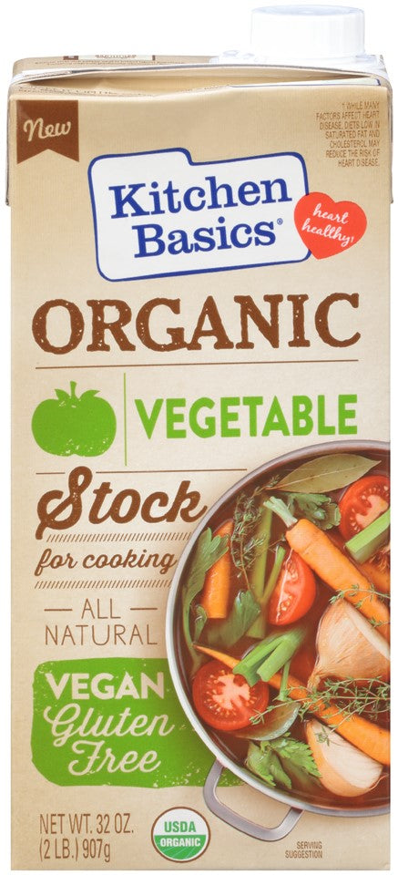 Kitchen Basics Stock Organic Vegetable; 32 Ounce; 12 Per Case - High Mart Wholesale