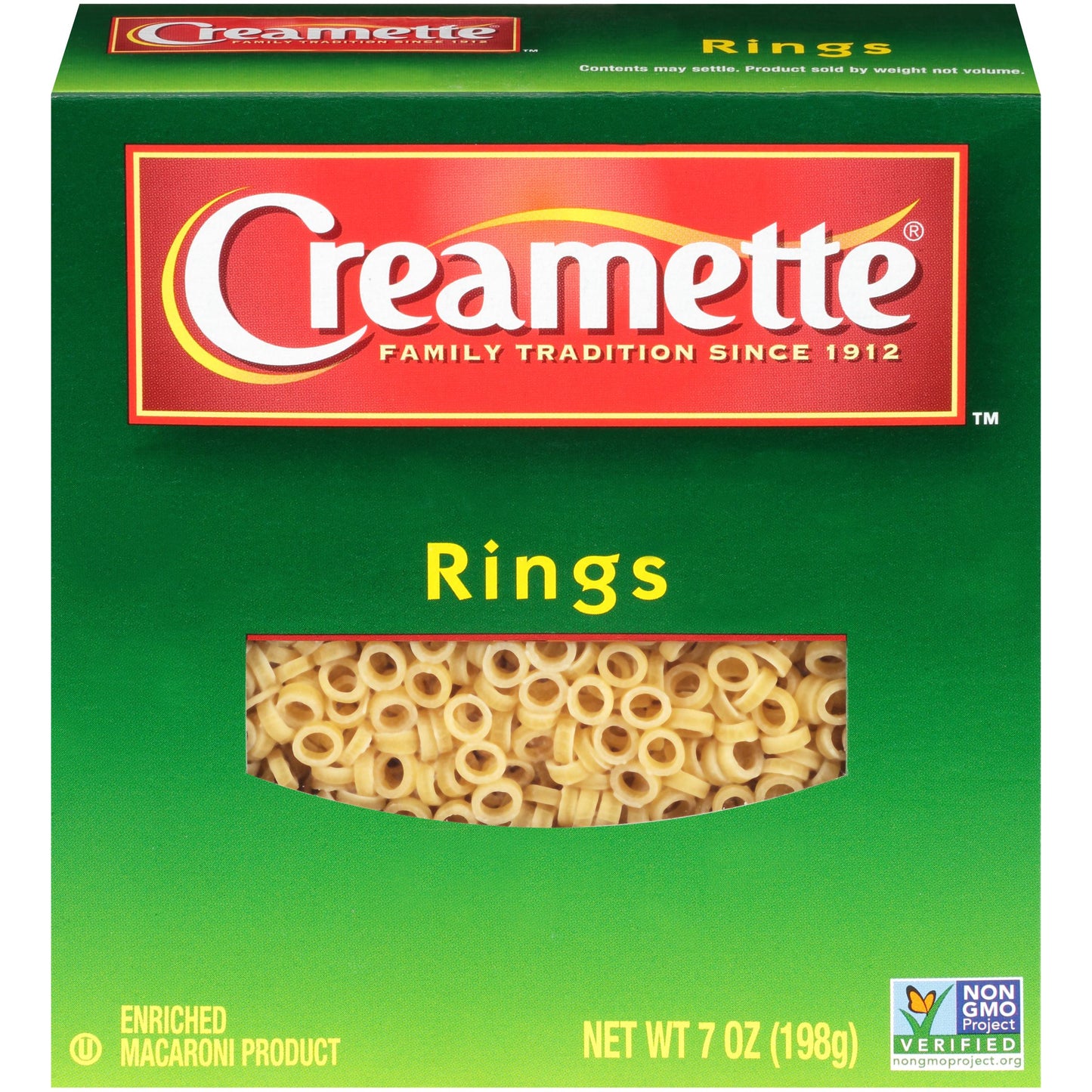 Creamette Pasta Ring Small; 7 Ounces; 12 Per Case