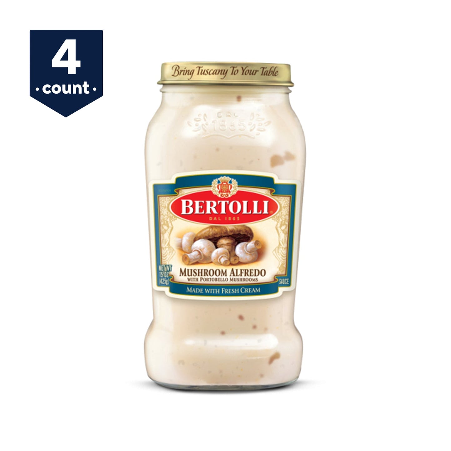 Bertolli Mushroom Alfredo; 0.937 Pound; 6 Per Case