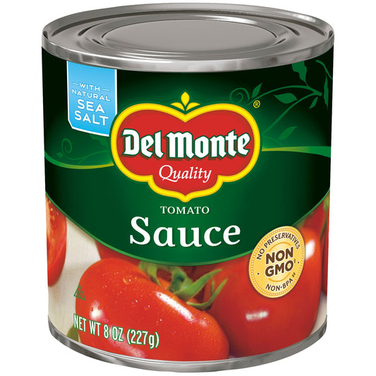 Del Monte Tomato Sauce; 8 Ounces; 48 Per Case