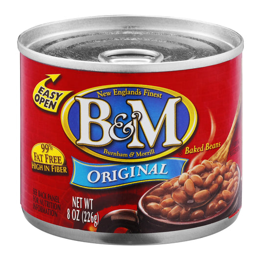 B&M Bean Bright And Mellow Original Baked; 8 Ounces; 24 Per Case - High Mart Wholesale