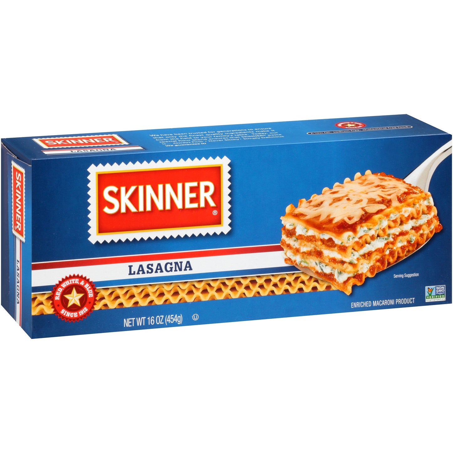 Skinner Pasta Lasagna; 16 Ounces; 12 Per Case