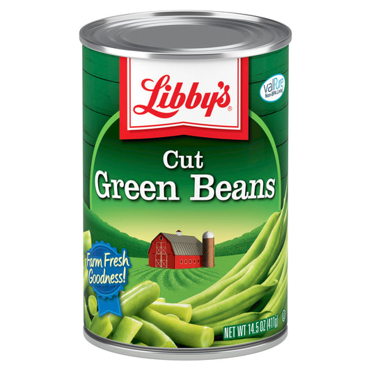 Libby's Libby Cut Green Beans 4 Sieve; 14.5 Ounces; 24 Per Case