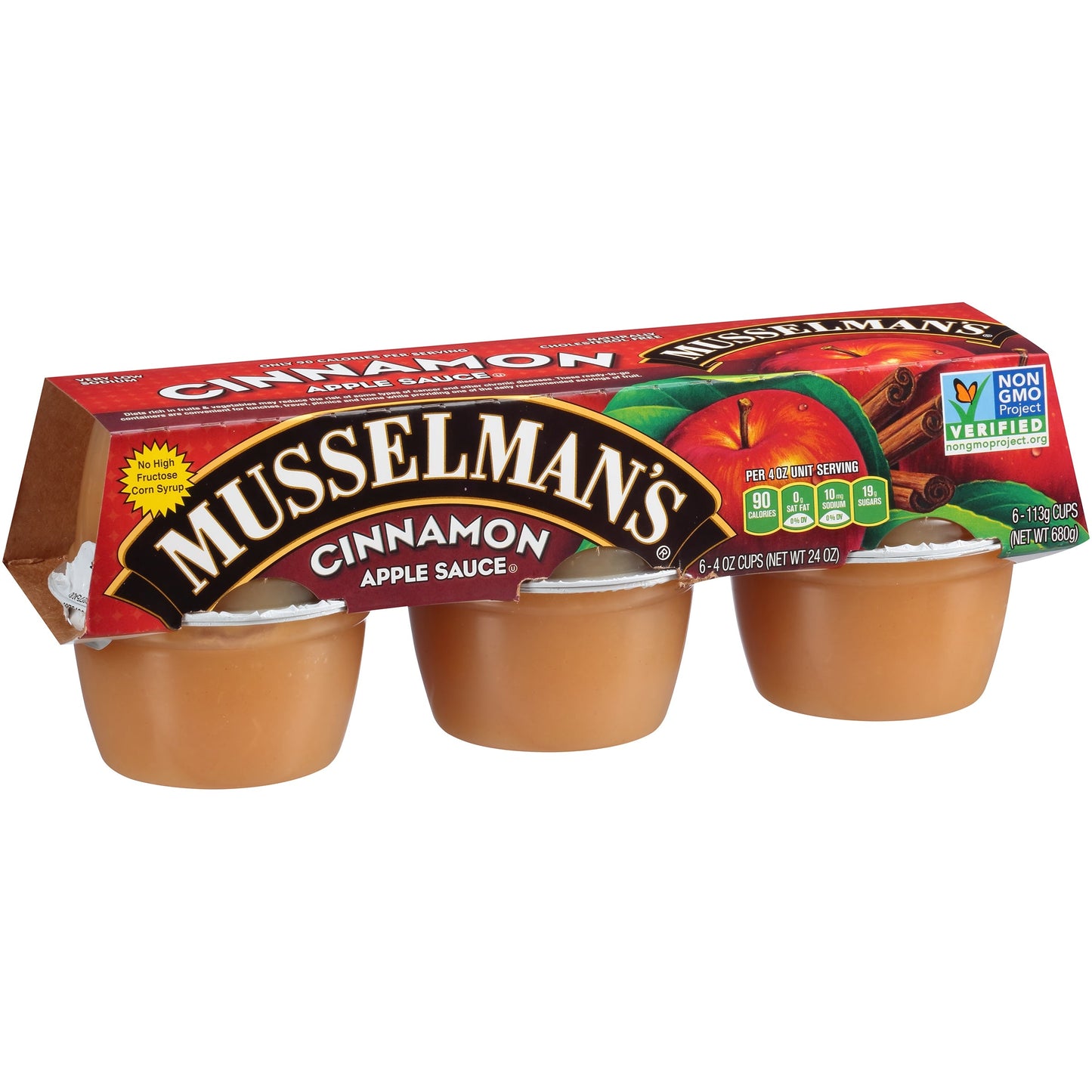 Musselman's Applesauce Cinnamon Sweetened; 24 Ounces; 12 Per Case