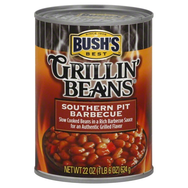 Bush's Best Grillin' Beans Southern Pit Barbecue; 22 Ounces; 12 Per Case