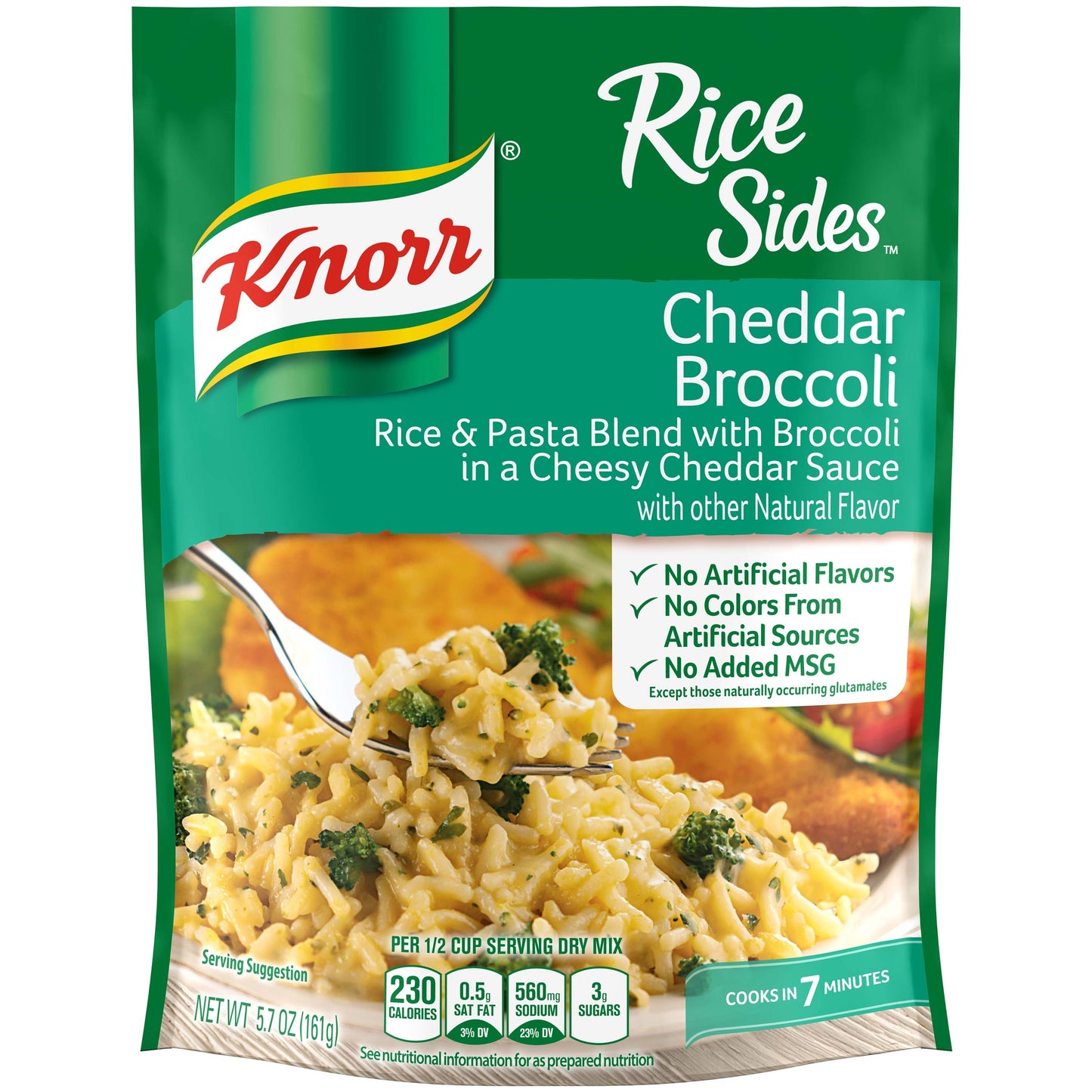 Knorr Rice Sides Cheddar Broccoli Flavor Rice; 5.7 Ounces; 12 Per Case