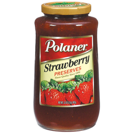 Polaner Strawberry Preserves; 2 Pound; 12 Per Case - High Mart Wholesale