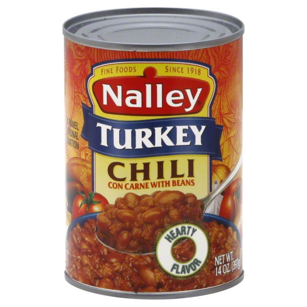 Nalley Chili Turkey; 14 Ounces; 24 Per Case