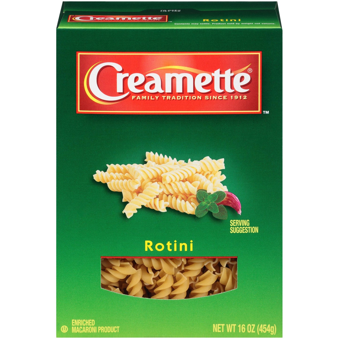 Creamette Rotini; 16 Ounces; 12 Per Case