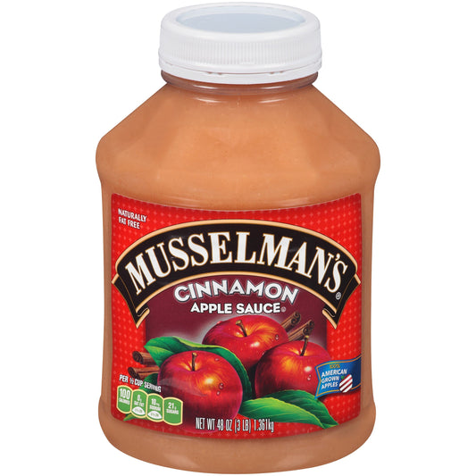 Musselman's Applesauce Cinnamon Sweetened; 48 Ounces; 8 Per Case