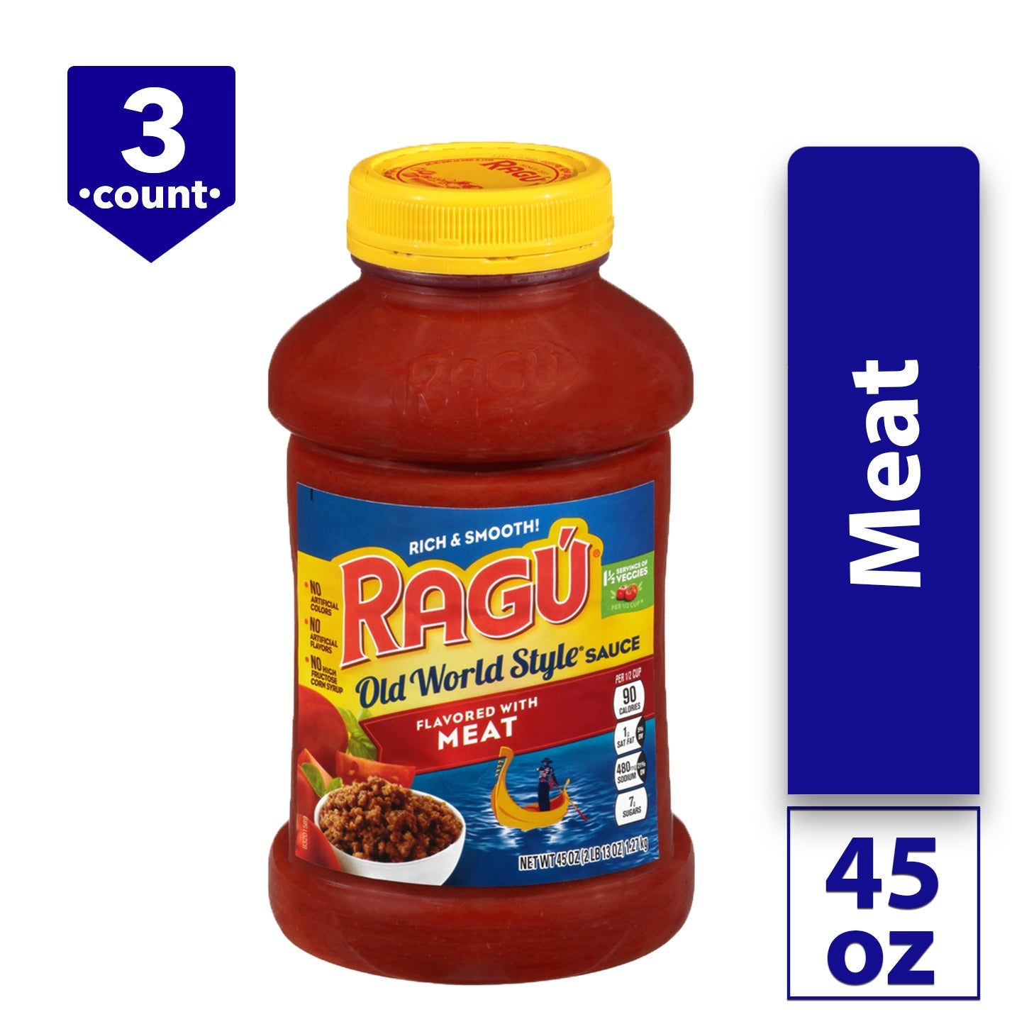 Ragu Old World Style Meat; 45 Ounces; 12 Per Case