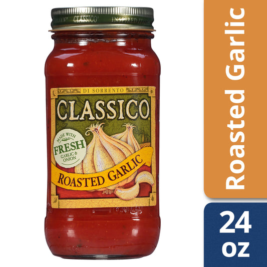 Classico Sauce Classico Roasted Garlic; 24 Ounce; 12 Per Case