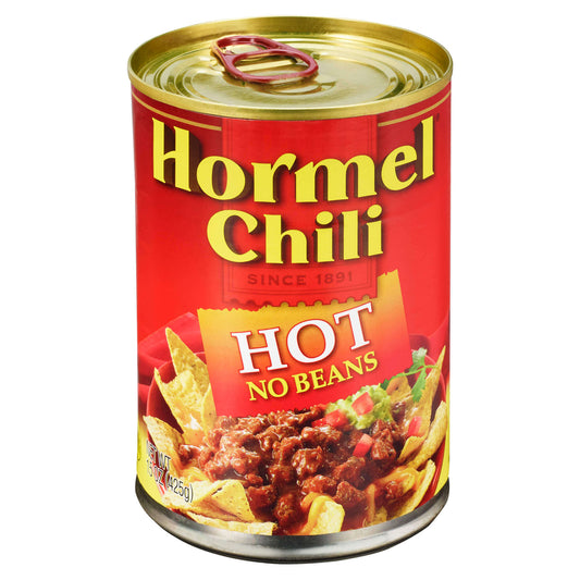 Hormel Hot Chili No Beans; 15 Ounce; 12 Per Case