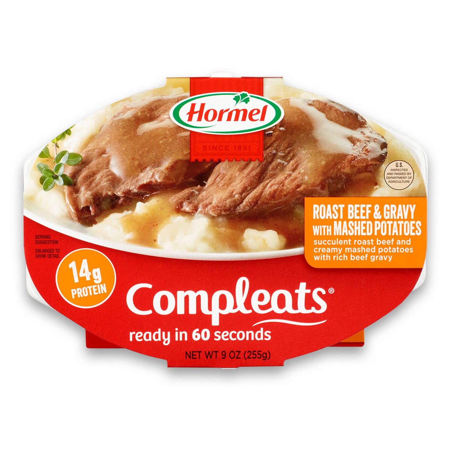 Hormel Roast Beef Mashed Potatoes; 9 Ounce; 6 Per Case