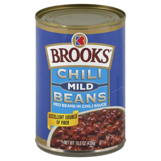 Brooks Brooks Chili Beans Mild; 15.5 Ounces; 24 Per Case