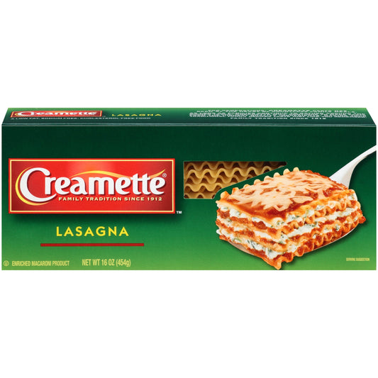 Creamette Lasagna 16 Ounces; 16 Ounce; 12 Per Case