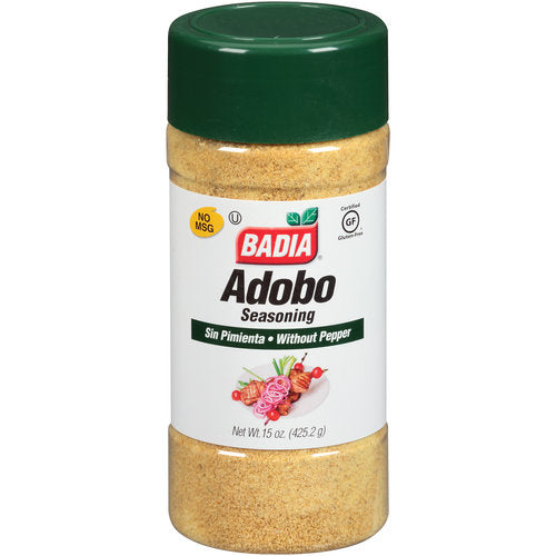 Badia Adobo Without Pepper; 15 Ounces; 12 Per Case