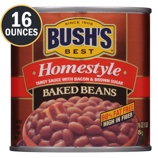 Bush's Best Homestyle Baked Beans; 16 Ounces; 12 Per Case