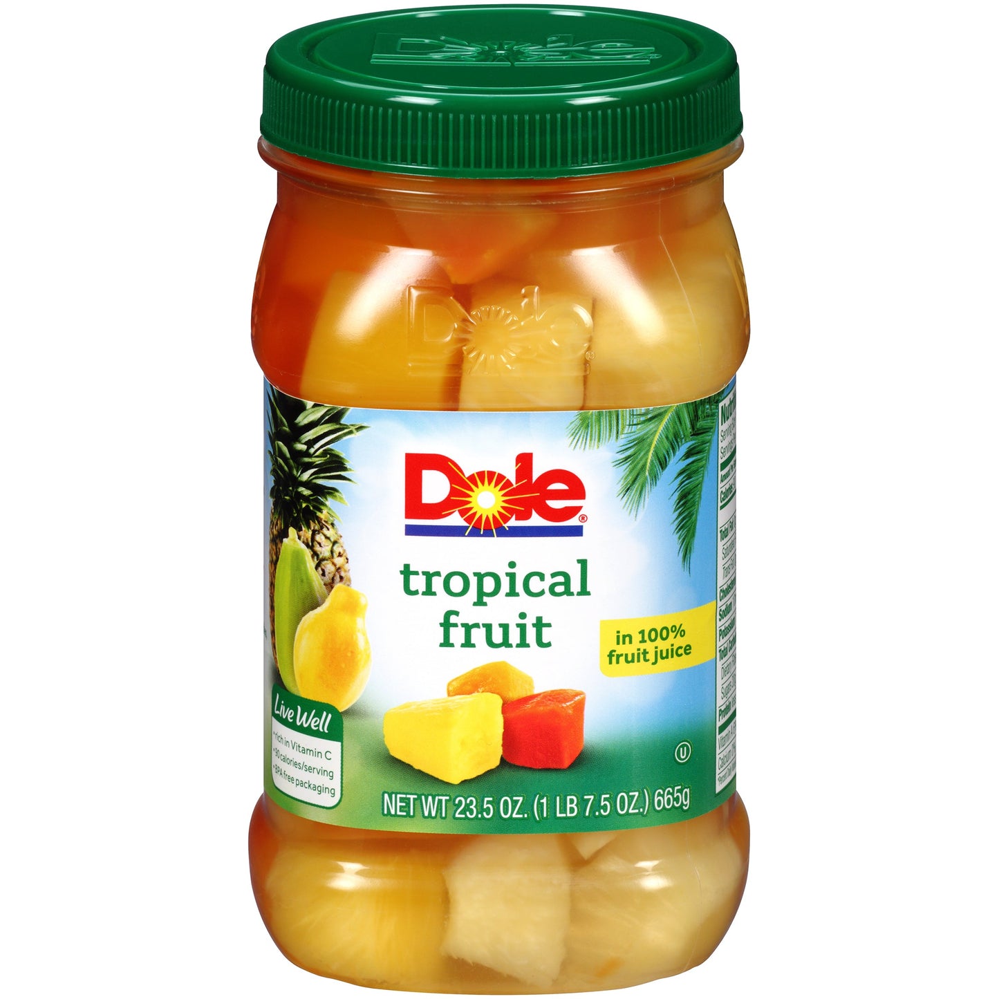 Dole Tropical Fruit In Juice Jar; 23.5 Ounces; 8 Per Case