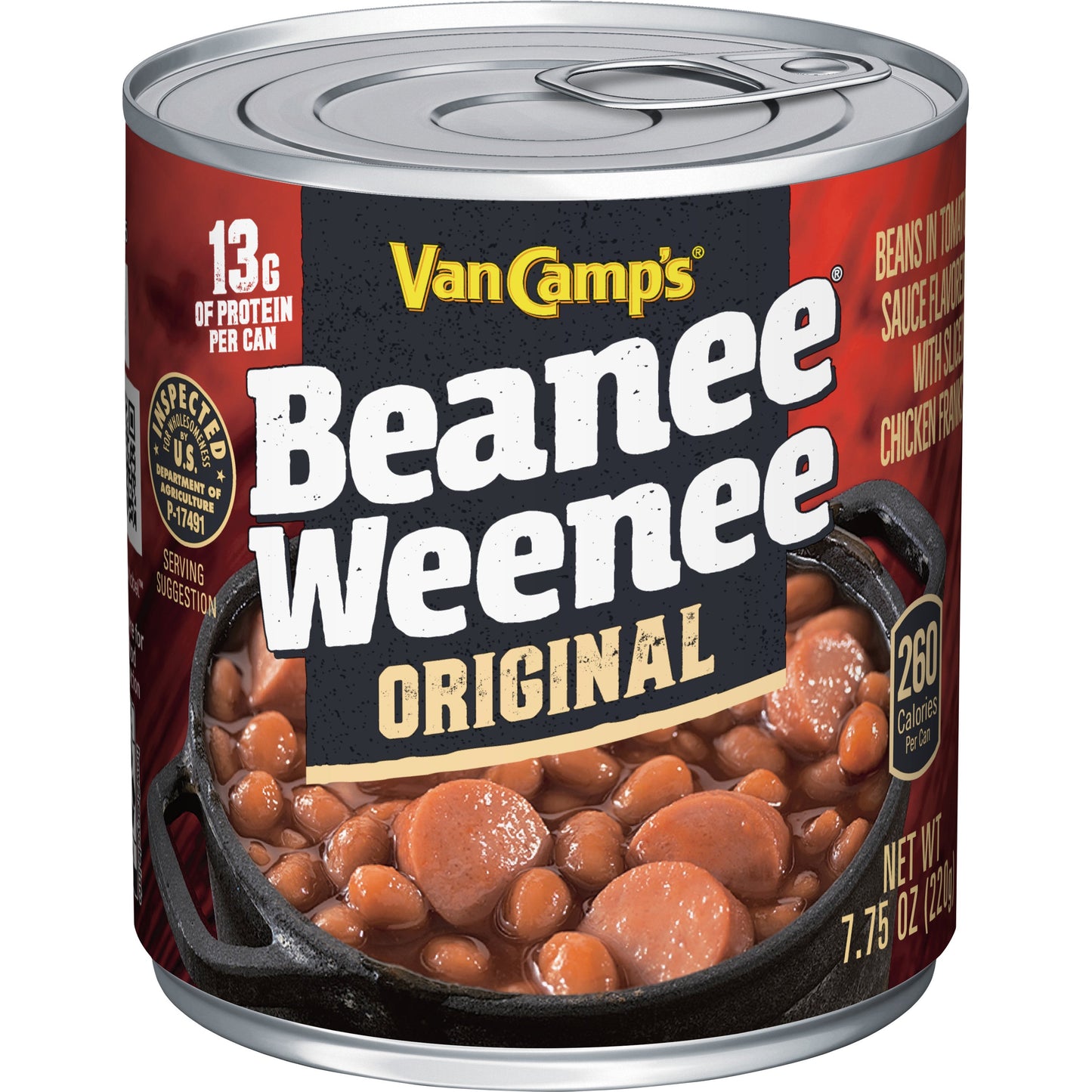 Van De Kamp's Van Camp Beanee Weenees; 7.75 Ounces; 24 Per Case - High Mart Wholesale