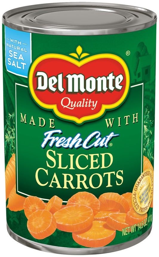 Del Monte Sliced Carrot; 14.5 Ounces; 24 Per Case