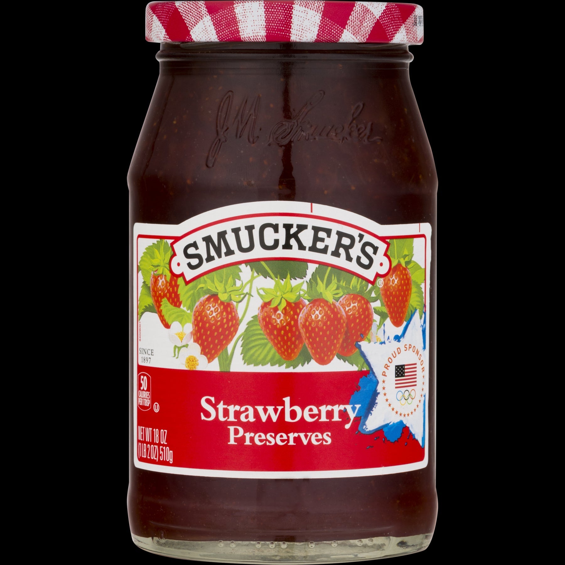 Smucker's Strawberry Preserves; 18 Ounces; 12 Per Case - High Mart Wholesale