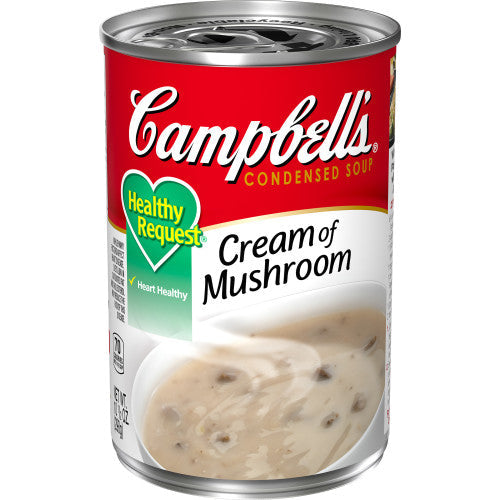 Campbell's Healthy Request Soup Cream Of Mushroom; 10.5 Ounces; 12 Per Case - High Mart Wholesale