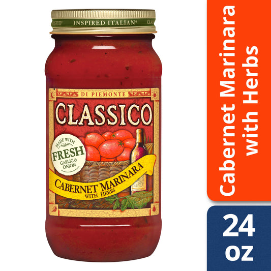 Classico Sauce Classico Cabernet Marinara; 1.5 Pounds; 12 Per Case