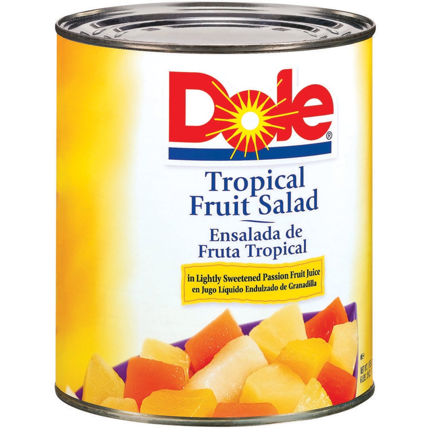 Dole Tropical Fruit Salad In Light Syrup; 102.13 Ounces; 6 Per Case