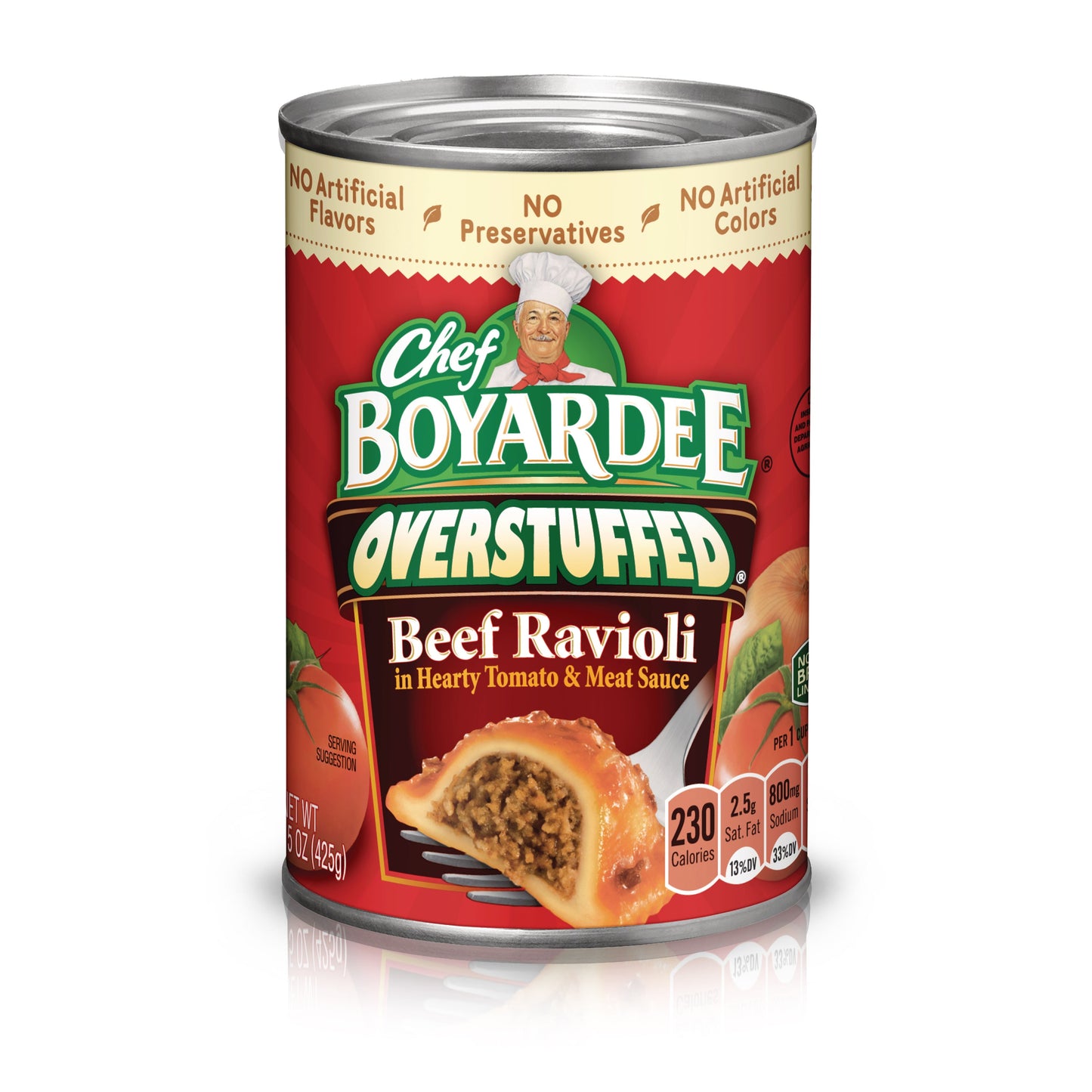 Chef Boyardee Chef Boyardee Over Stuffed Beef Ravioli; 15 Ounces; 12 Per Case - High Mart Wholesale