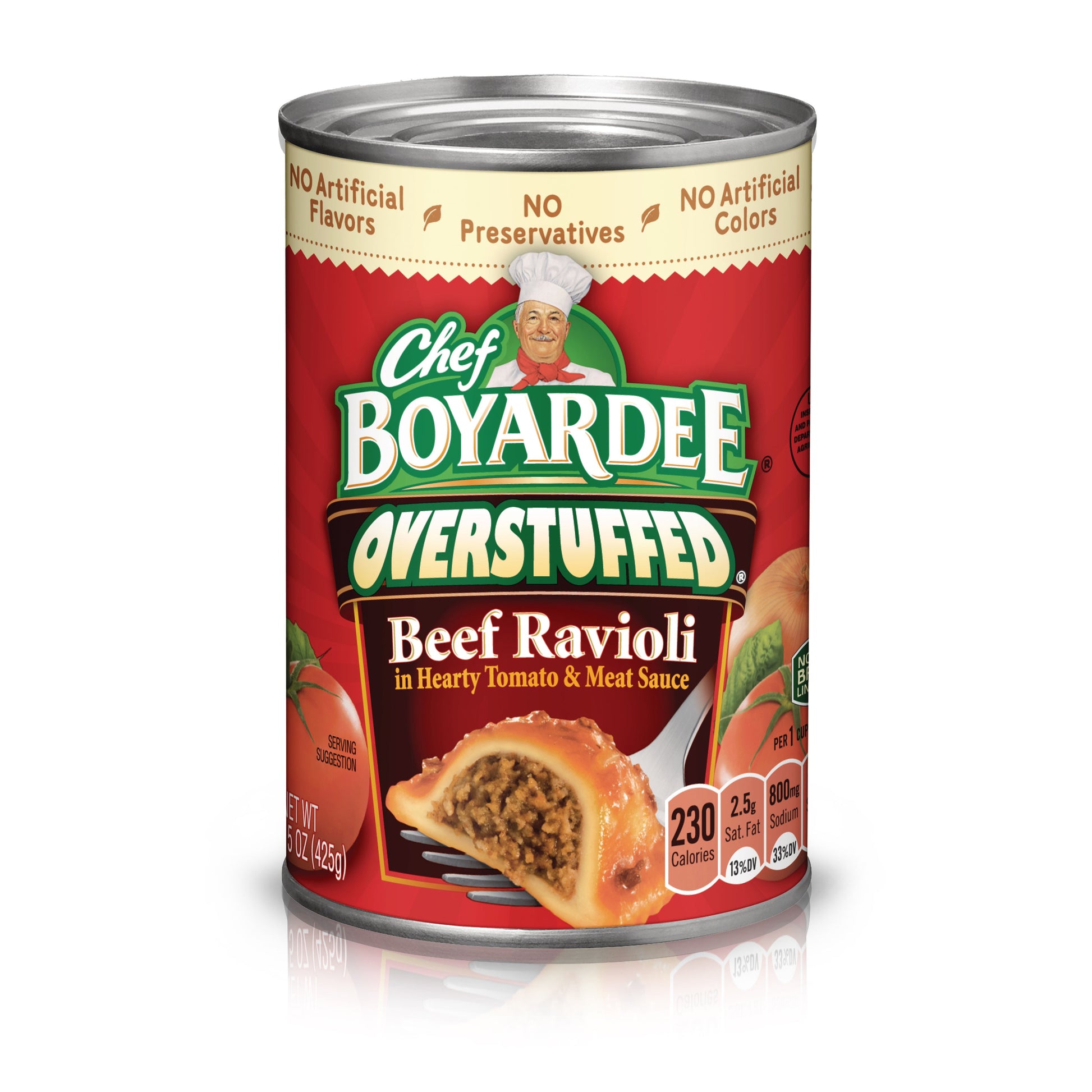 Chef Boyardee Chef Boyardee Over Stuffed Beef Ravioli; 15 Ounces; 12 Per Case - High Mart Wholesale
