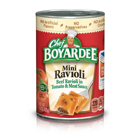 Chef Boyardee Chef Boyardee Ravioli Mini; 15 Ounces; 24 Per Case - High Mart Wholesale