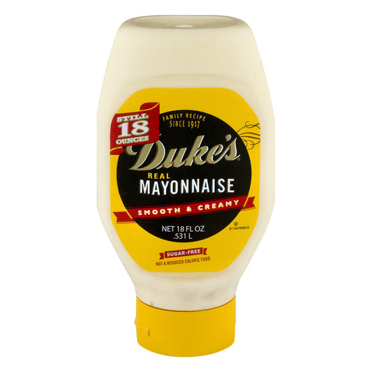 Duke's Mayonnaise Bottle; 18 Ounce; 12 Per Case - High Mart Wholesale