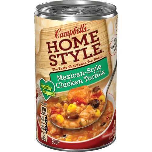 Campbell's Soup Select Harvest Healthy Request Chicken Tortilla; 18.6 Ounces; 12 Per Case - High Mart Wholesale