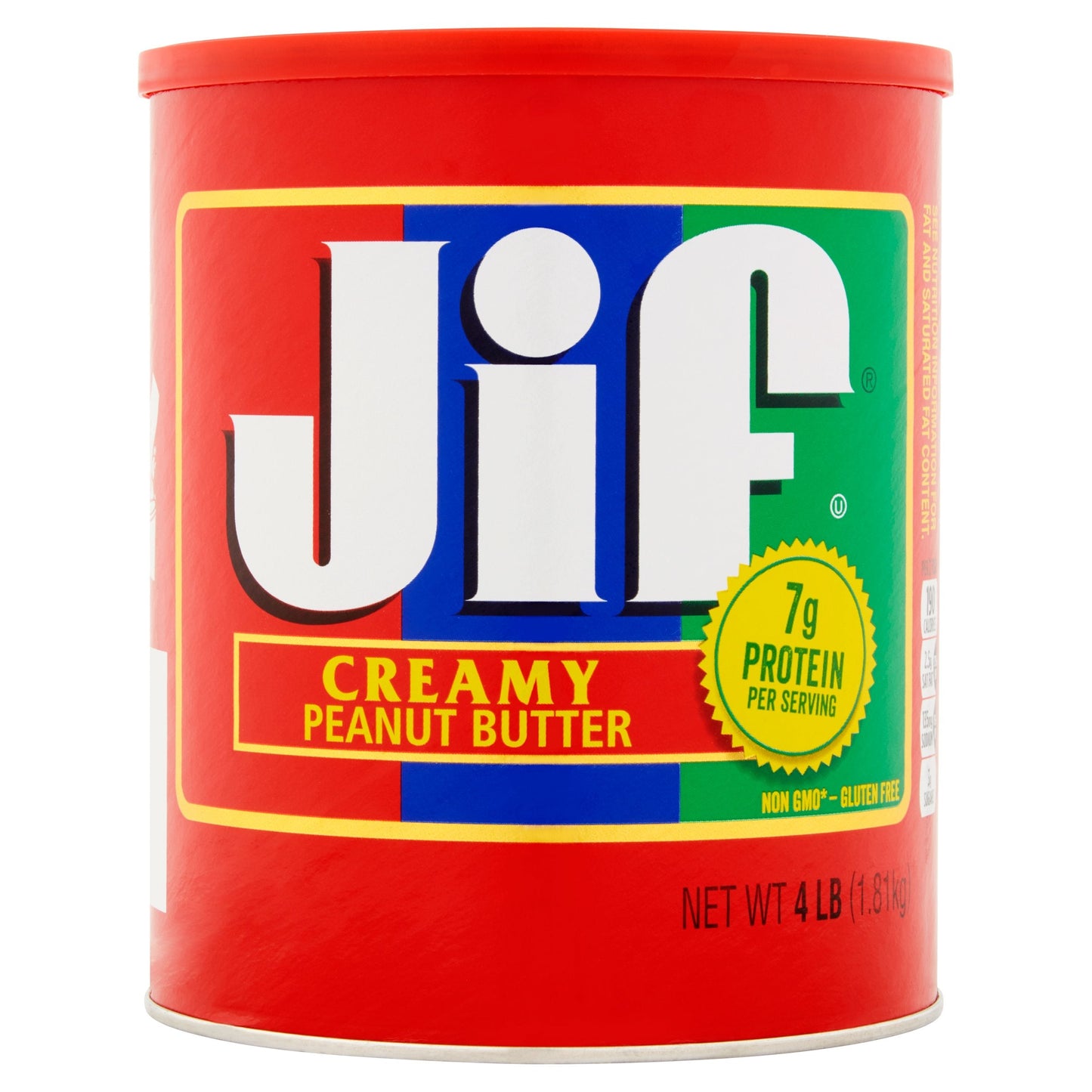 Jif Creamy Peanut Butter Can; 4 Pounds; 6 Per Case - High Mart Wholesale