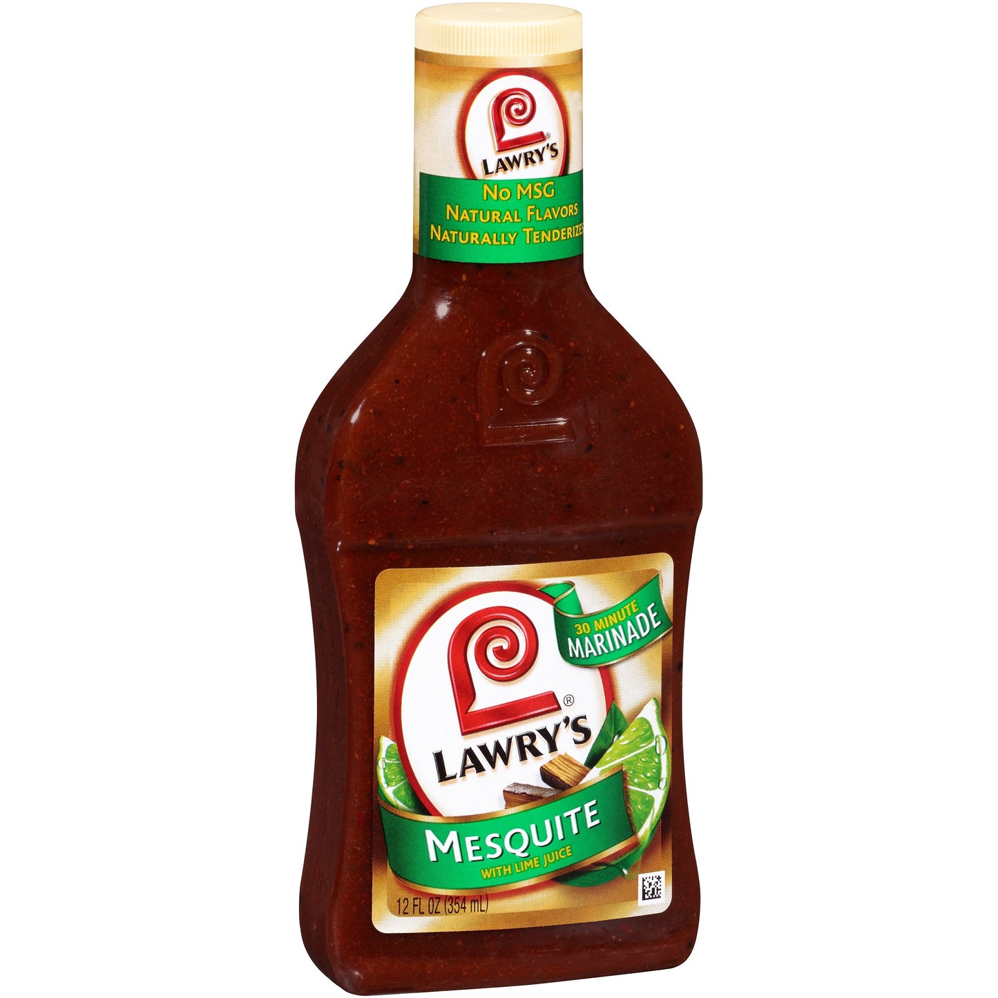 Lawry's Mesquite W/Lime Bbq Sauce Bottle; 12 Fluid Ounce; 6 Per Case