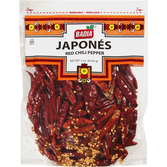 Badia Japanese (Red Chili Pepper); 3 Ounces; 12 Per Case