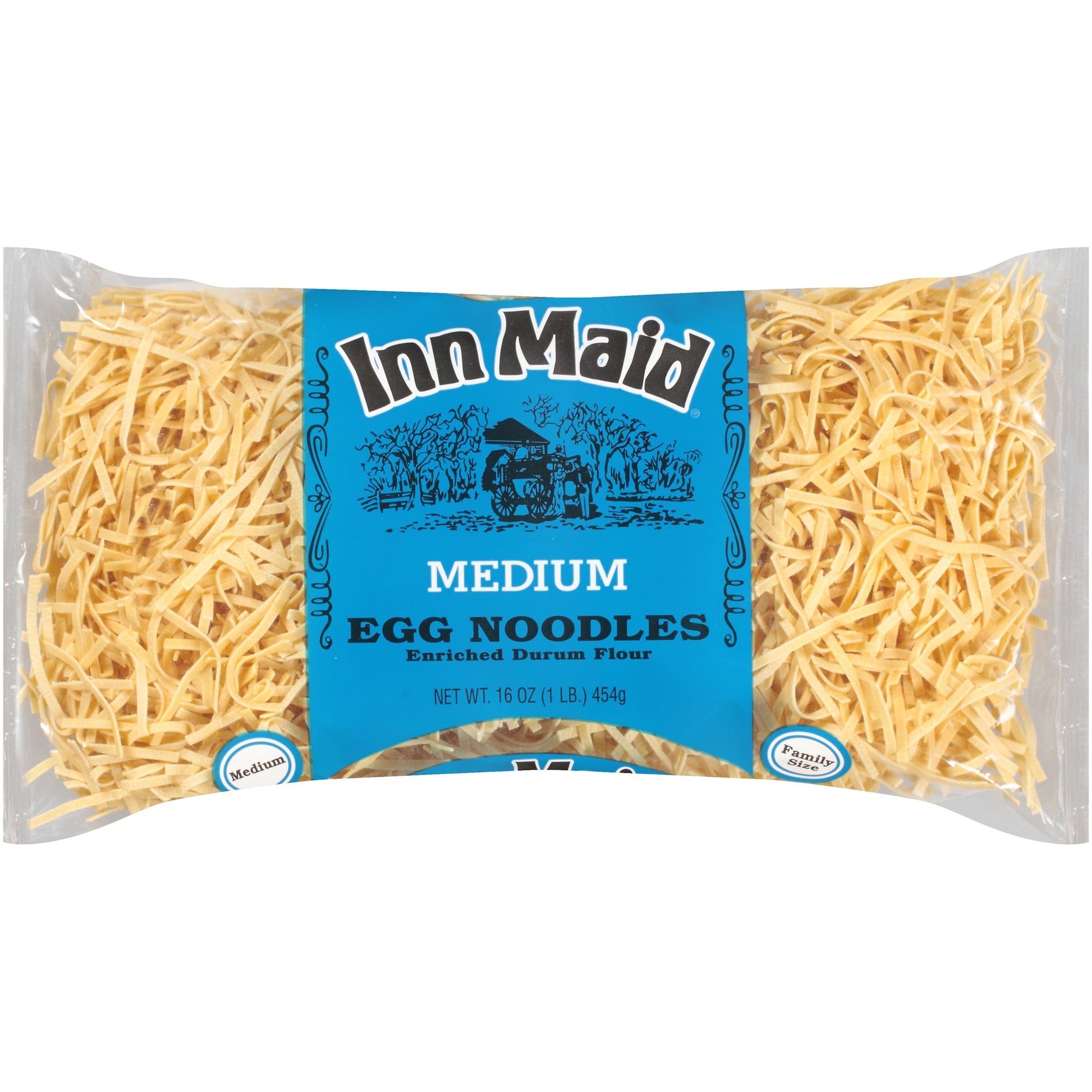 Inn Made Medium Noodles; 16 Ounces; 12 Per Case - High Mart Wholesale