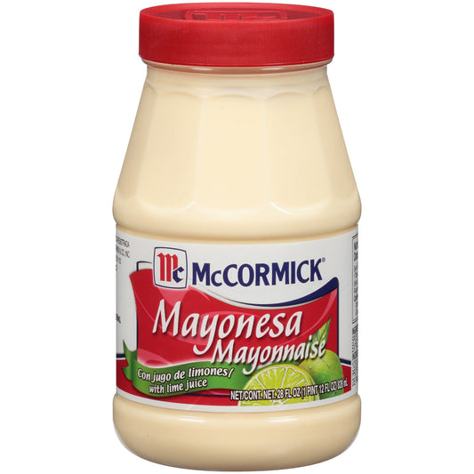 Mccormick Lime Juice Mayonnaise Jar; 28 Fluid Ounce; 12 Per Case - High Mart Wholesale