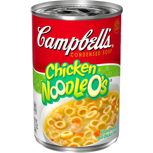 Campbell's Soup Red & White Chicken Noodle O's; 10.5 Ounces; 12 Per Case - High Mart Wholesale