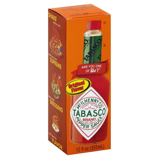 Tabasco Pepper Sauce Hot Sauce Bottle; 12 Fluid Ounce; 12 Per Case