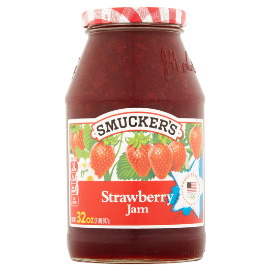 Smucker's Strawberry Jam; 32 Ounces; 12 Per Case - High Mart Wholesale