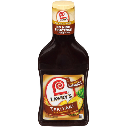 Lawry's Marinade Teriyaki Pineapple; 12 Fluid Ounces; 6 Per Case