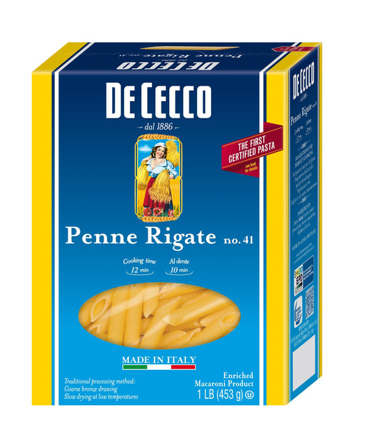 De Cecco No. 41 Penne Rigate; 1 Pounds; 12 Per Case