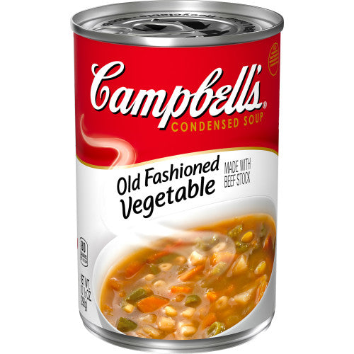 Campbell's Condensed Soup Red & White Old Fashion Vegetable; 10.5 Ounces; 12 Per Case - High Mart Wholesale