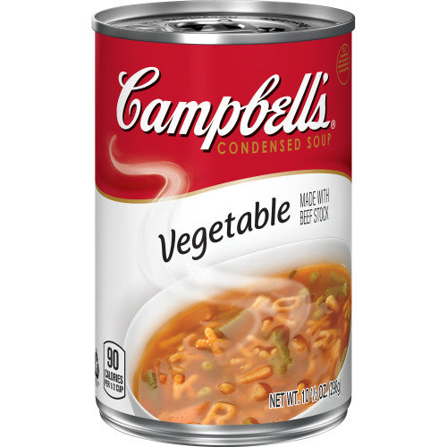 Campbell's Condensed Soup Red & White Vegetable; 10.5 Ounces; 12 Per Case - High Mart Wholesale