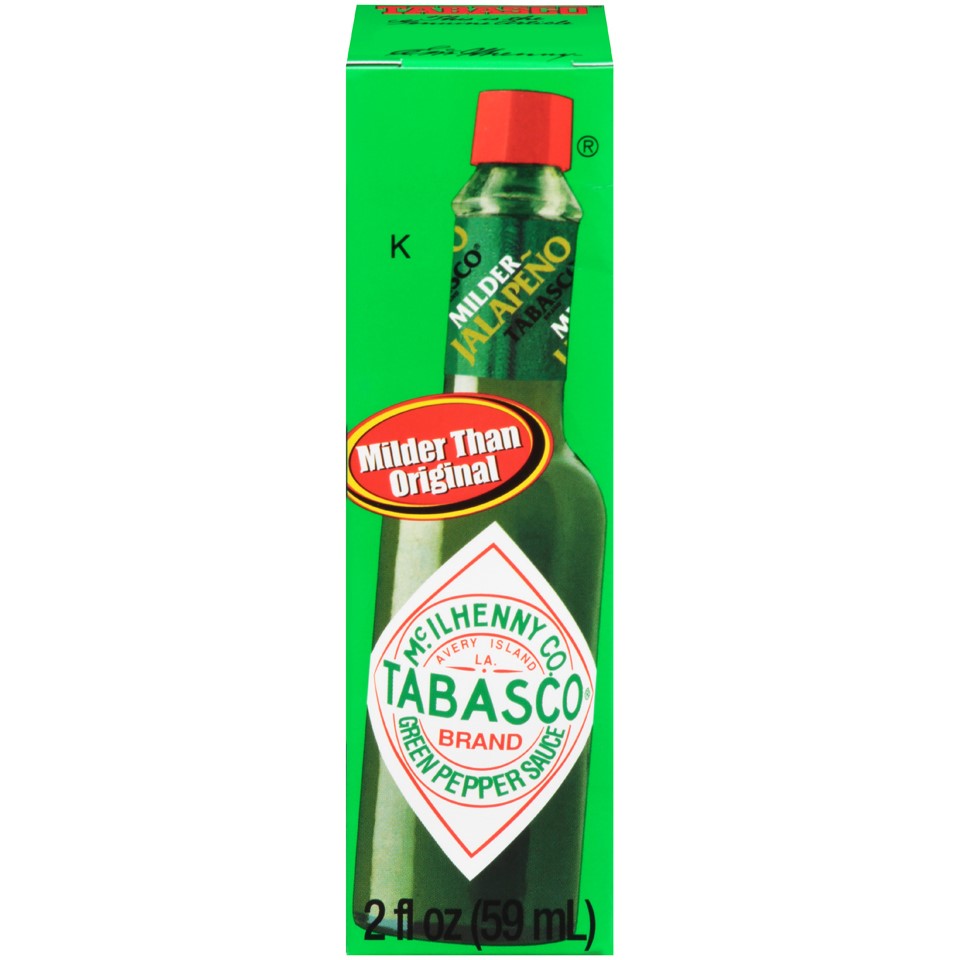 Tabasco Tomato Basil Green Pepper Sauce; 2 Fluid Ounces; 12 Per Case