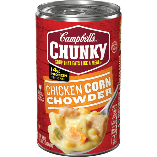 Campbell's Soup Chicken Corn Chowder Chunky; 18.8 Ounces; 12 Per Case - High Mart Wholesale